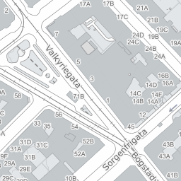 kart bogstadveien Bogstadveien 51, 0366 Oslo på 1881 kart