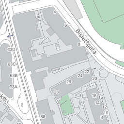 kart pilestredet Pilestredet 57, 0350 Oslo på 1881 kart